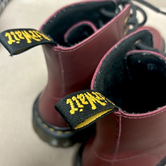 Dr. Martens Oxblood Luana Combat Boots Size 41 EU, 9 W, 8 M in EUC - Picture 6 of 11